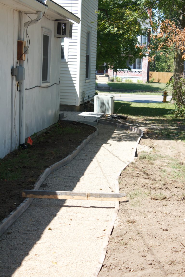Backyard Concrete Project
